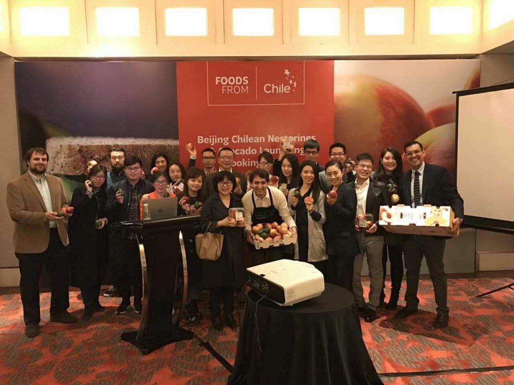 Nectarines chilenos hacen su debut oficial en mercado chino