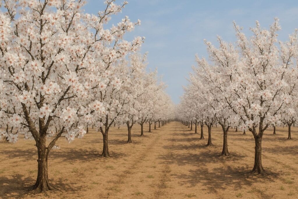 floración de almendros