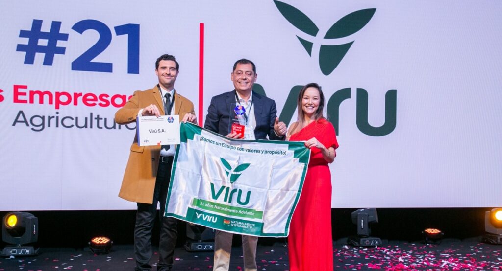 Viru S.A. es reconocida por quinto año consecutivo como uno de los Mejores Lugares para Trabajar en América Latina