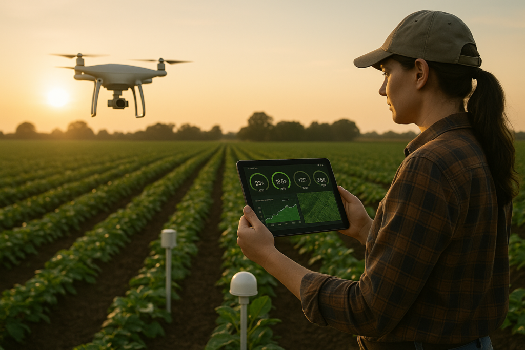 Agricultura 4.0: sensores y drones para optimizar tu producción
