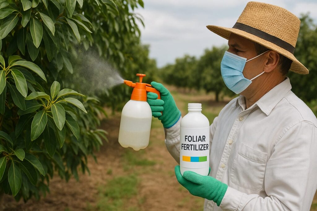 fertilización foliar