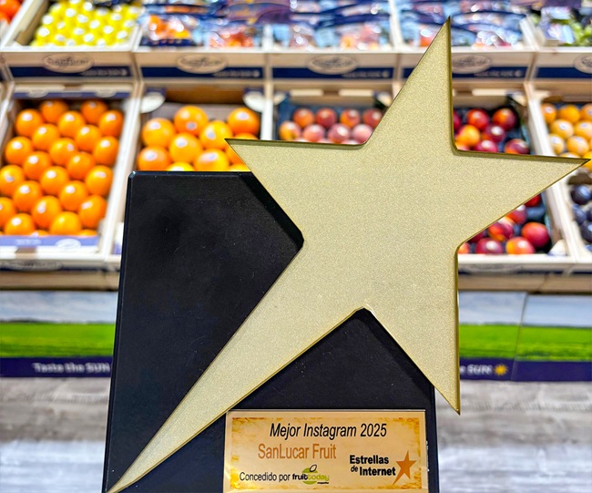 SanLucar obtiene el premio a la mejor cuenta de Instagram en los Premios Estrellas de Internet 2025
