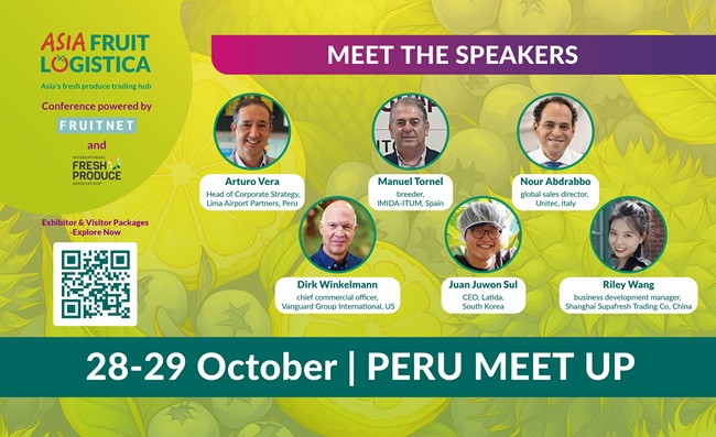 Asia Fruit Logistica PERU MEET UP atrae a compradores globales y gigantes de la Industria a Lima