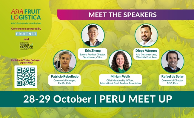 Asia Fruit Logistica PERU MEET UP atrae a compradores globales y gigantes de la Industria a Lima