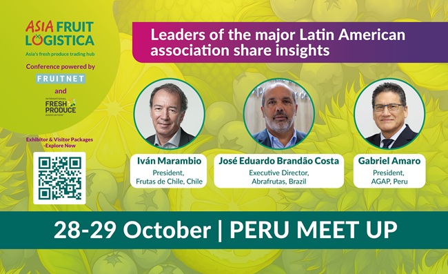 Asia Fruit Logistica PERU MEET UP atrae a compradores globales y gigantes de la Industria a Lima