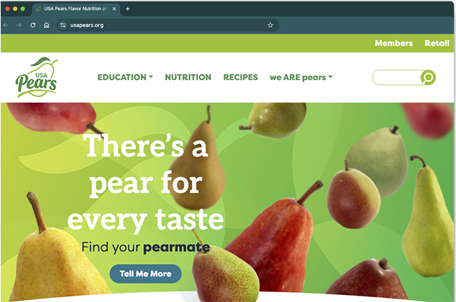 USA Pears presenta nueva identidad de marca