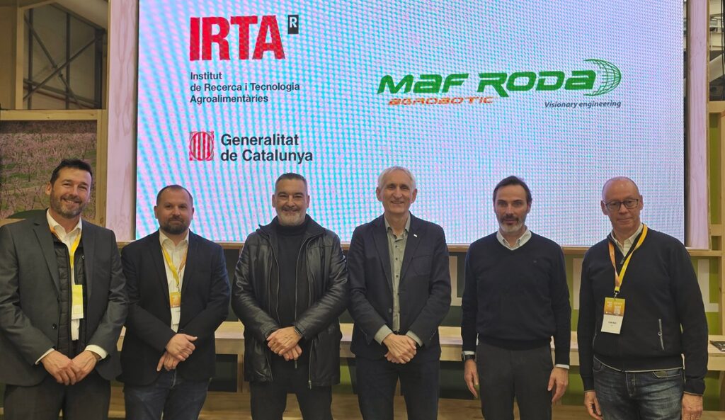 IRTA y Grupo MAF RODA firman acuerdo para impulsar la innovación tecnológica y la formación en el sector postcosecha