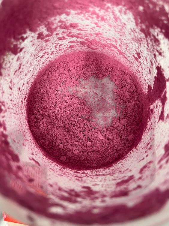 Colorante a partir de los arándanos