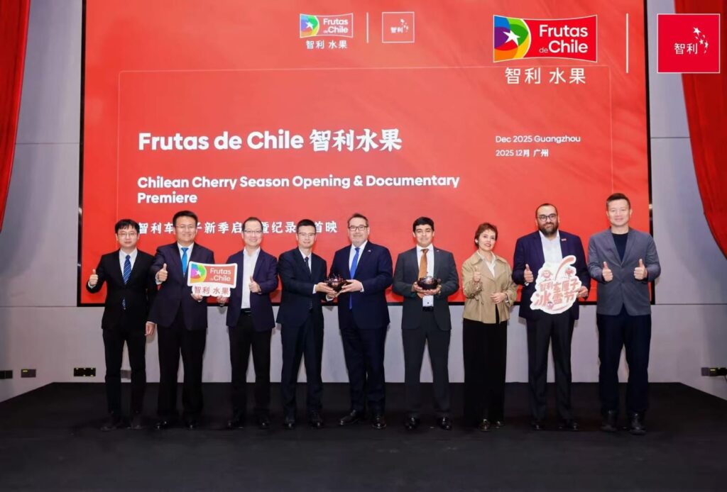 Comité de Cerezas de Frutas de Chile inaugura la temporada 2025/26 en China