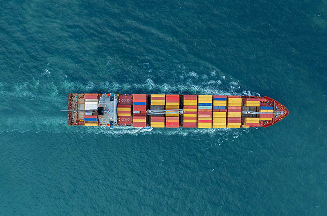 Exportación vía marítima 