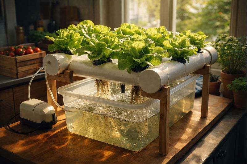 hidroponía en casa