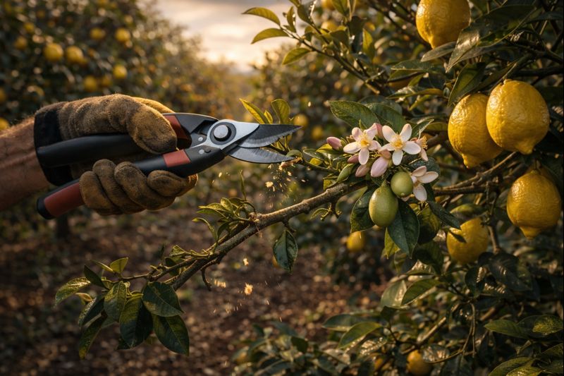 poda de cítricos