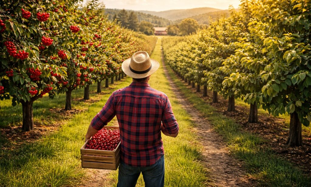 Productores llaman a la cautela ante eventual reconversión de huertos de cerezos a avellano europeo