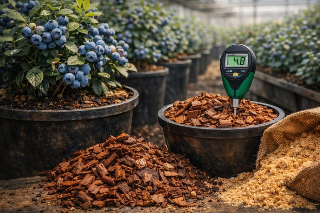 sustratos para berries