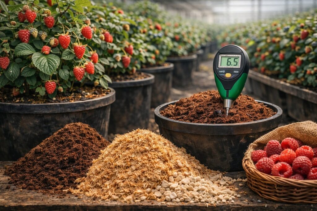 sustratos para berries