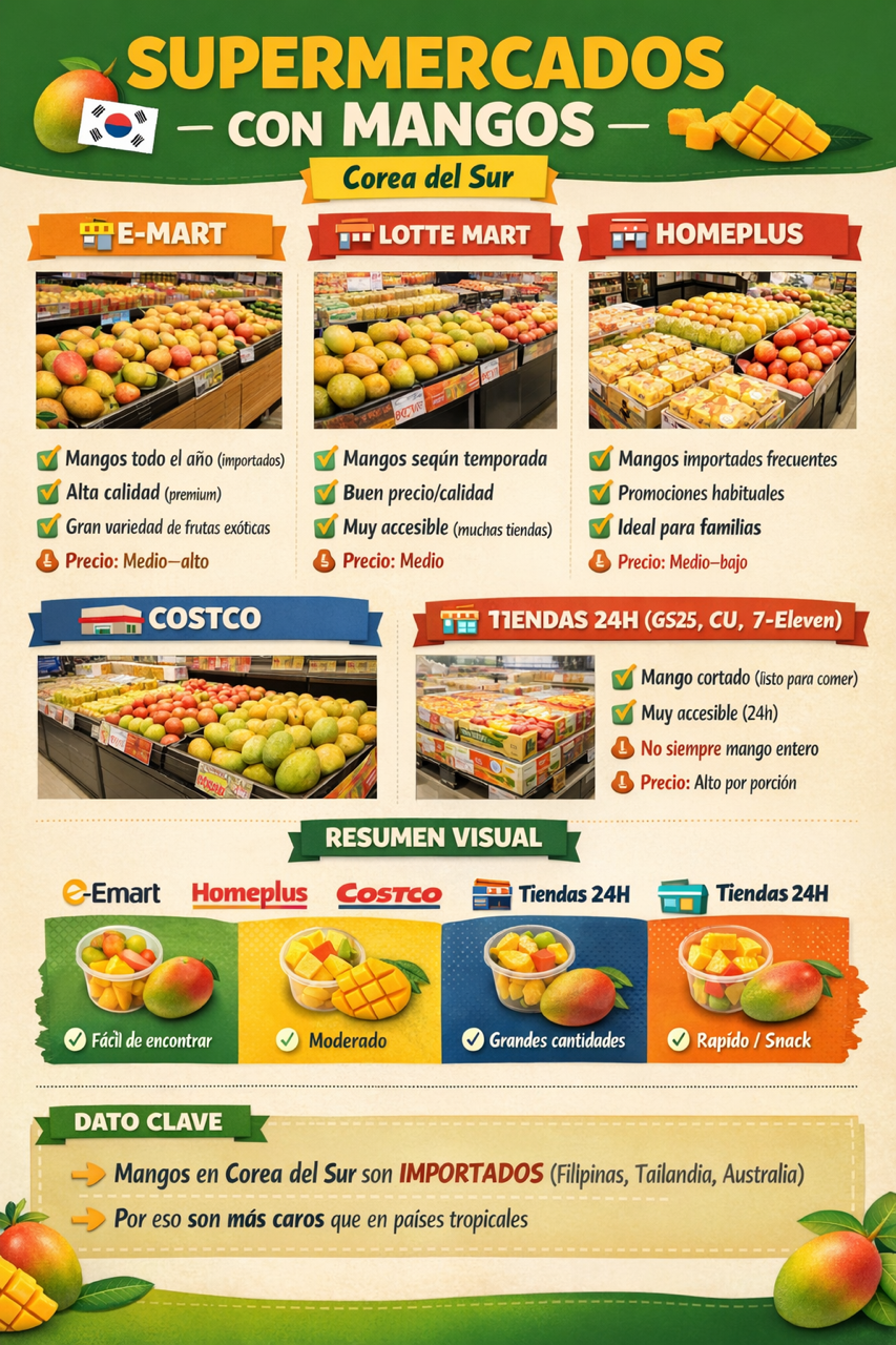 El mango se expande en Corea del Sur con una red global de distribución e importación 