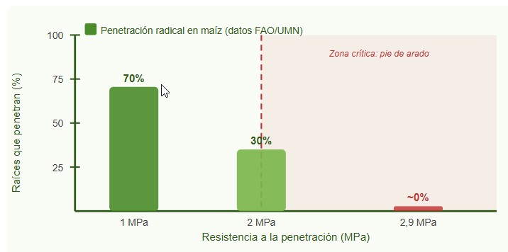 pie de arado