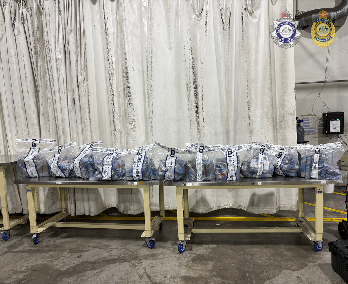 Australia incauta 110 kilos de cocaína ocultos en contenedor de berries congelados proveniente de Chile