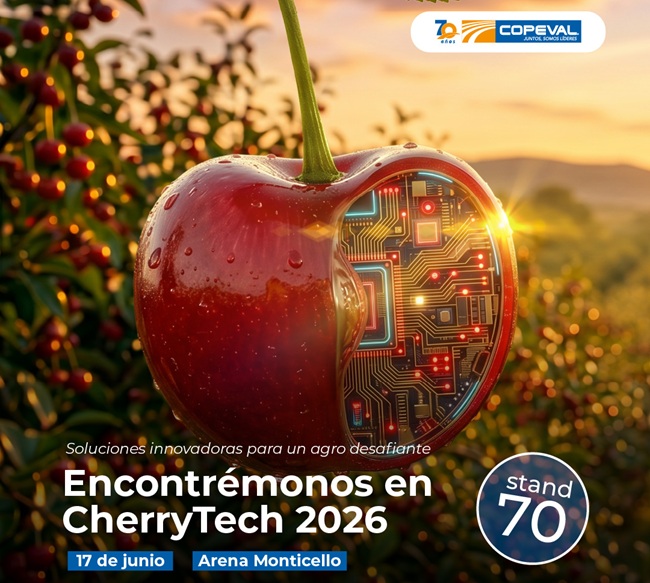 Copeval mostrará innovación y soluciones para la industria cerecera en CherryTech 2026 3 Copeval mostrará innovación y soluciones para la industria cerecera en CherryTech 2026