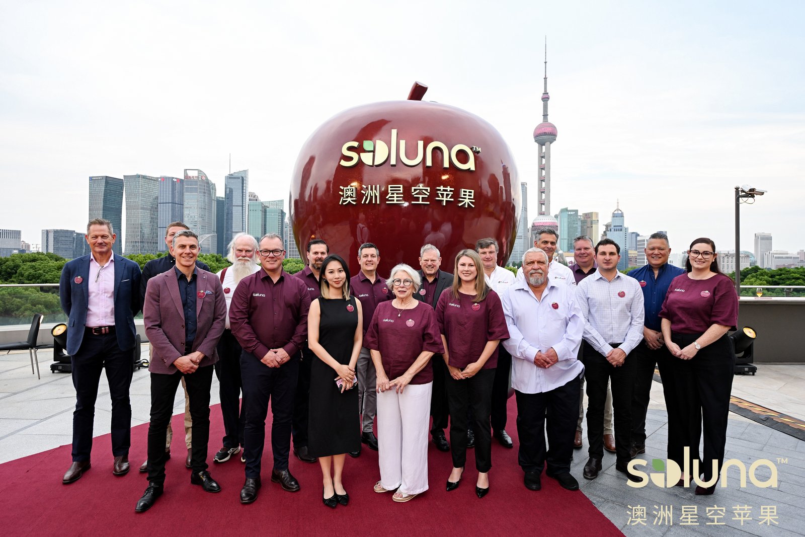 Con Soluna se concreta el primer ingreso de manzanas de Australia continental a China 5 Con Soluna se concreta el ingreso de manzanas de Australia continental con destino a China