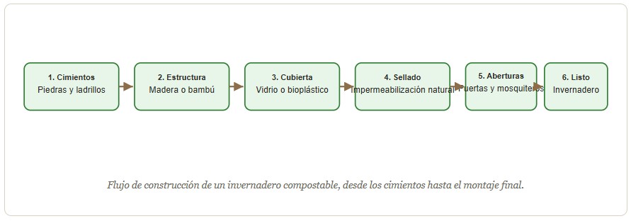 invernadero compostable