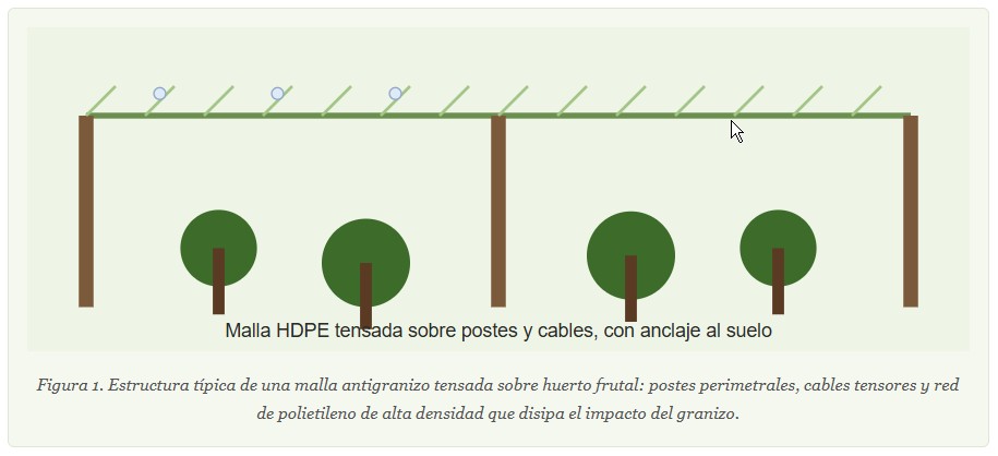 ptotección de frutales