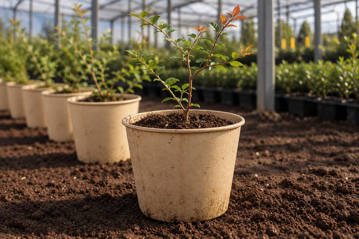 Hinojosa presenta en Fruit Attraction una innovadora biomaceta compostable para el cultivo en vivero 