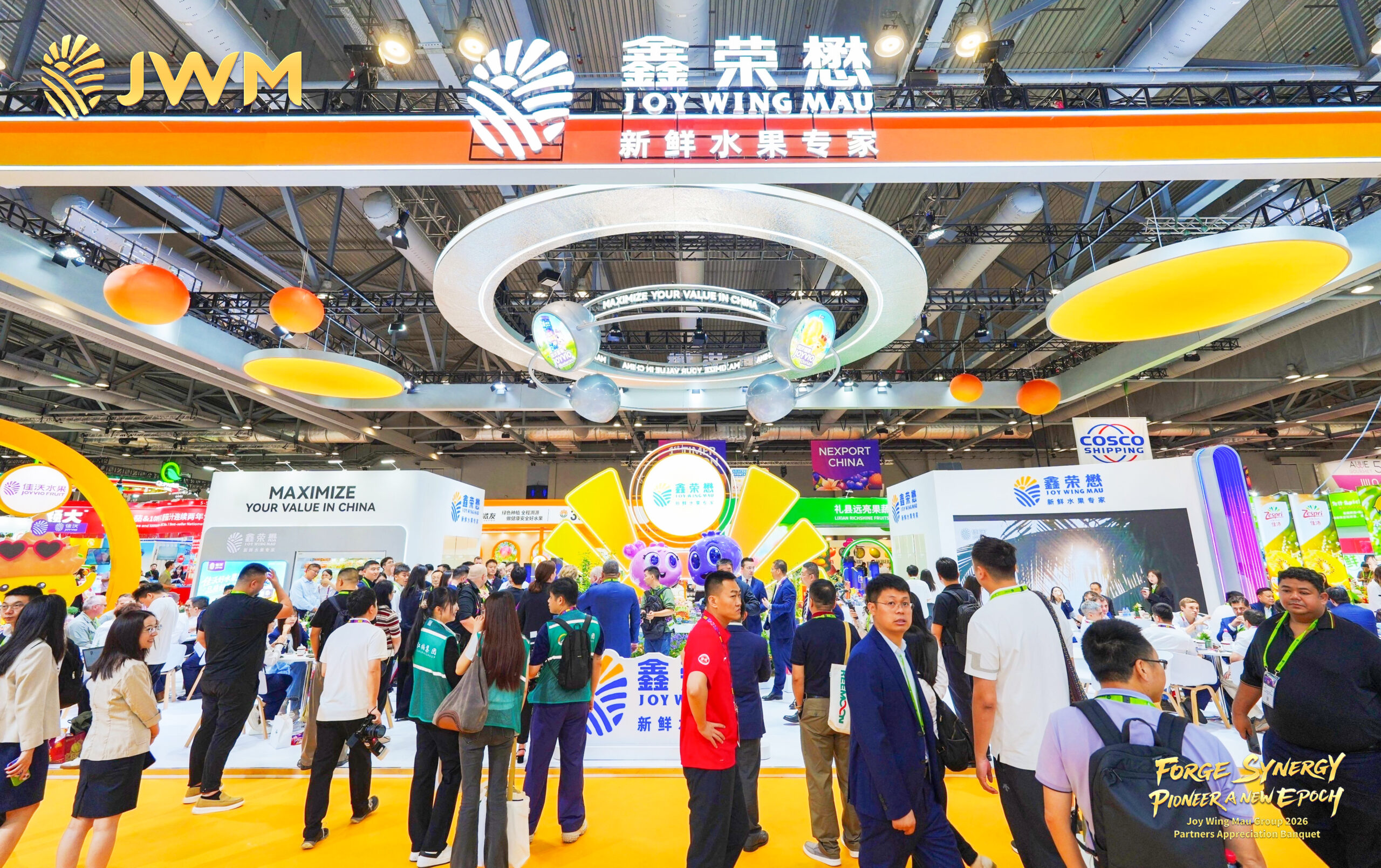 Impulsando la APEC a través de la fruta: el Grupo Joy Wing Mau sobresale en ASIA FRUIT LOGISTICA 2026 3 El Grupo Joy Wing Mau sobresale en ASIA FRUIT LOGISTICA 2026