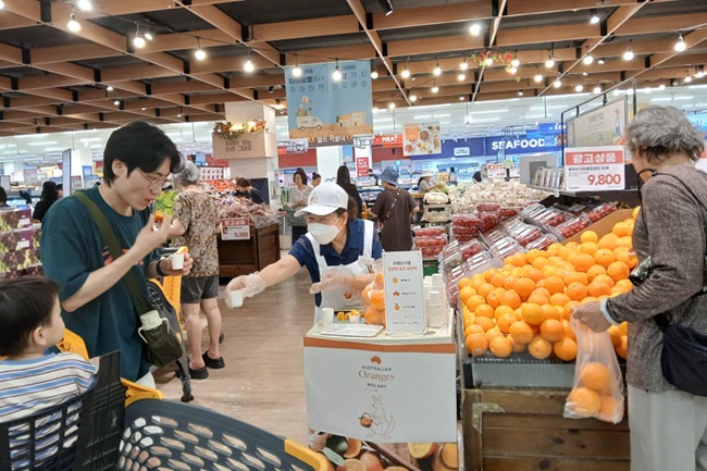 Naranjas australianas fortalecen su presencia en Corea del Sur tras campaña de promoción 3 Naranjas australianas fortalecen su presencia en Corea del Sur tras campaña de promoción