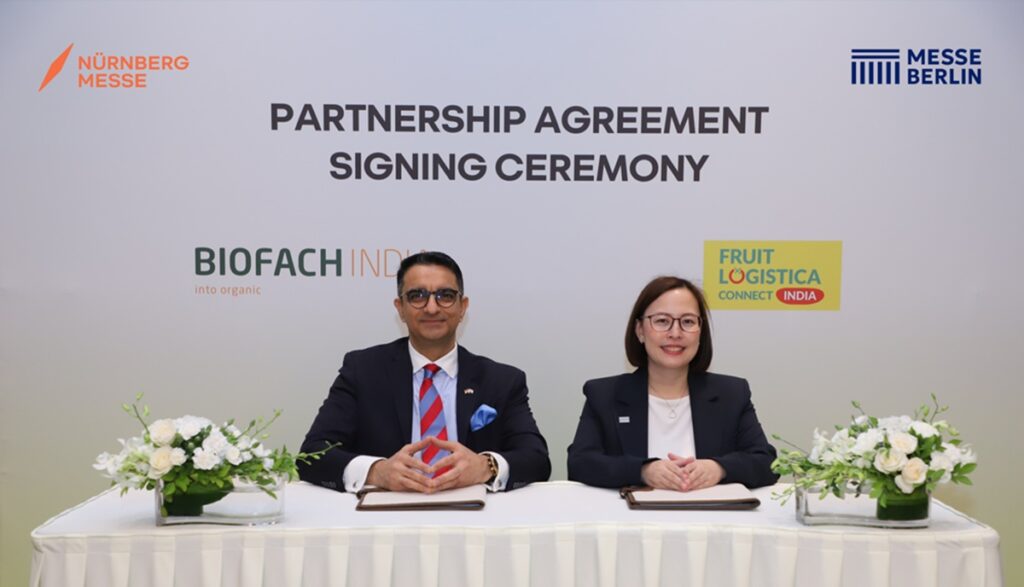 Messe Berlin y NürnbergMesse anuncian alianza para reforzar los productos frescos y ecológicos en India