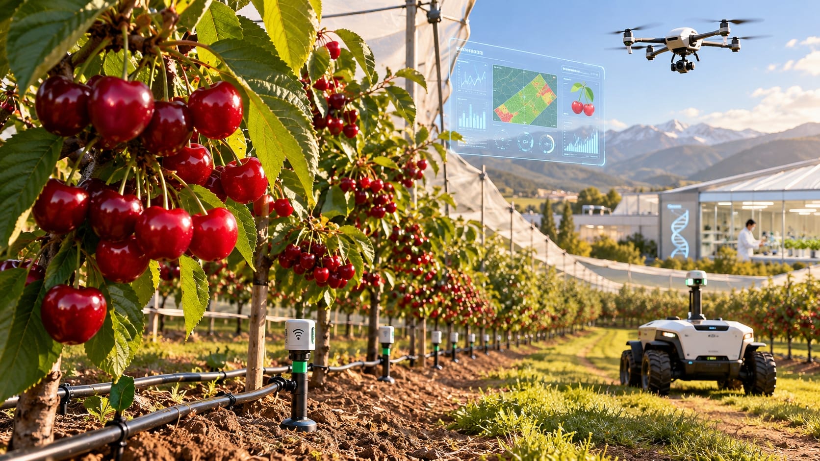 10 innovaciones agrícolas que podrían transformar la producción de cerezas