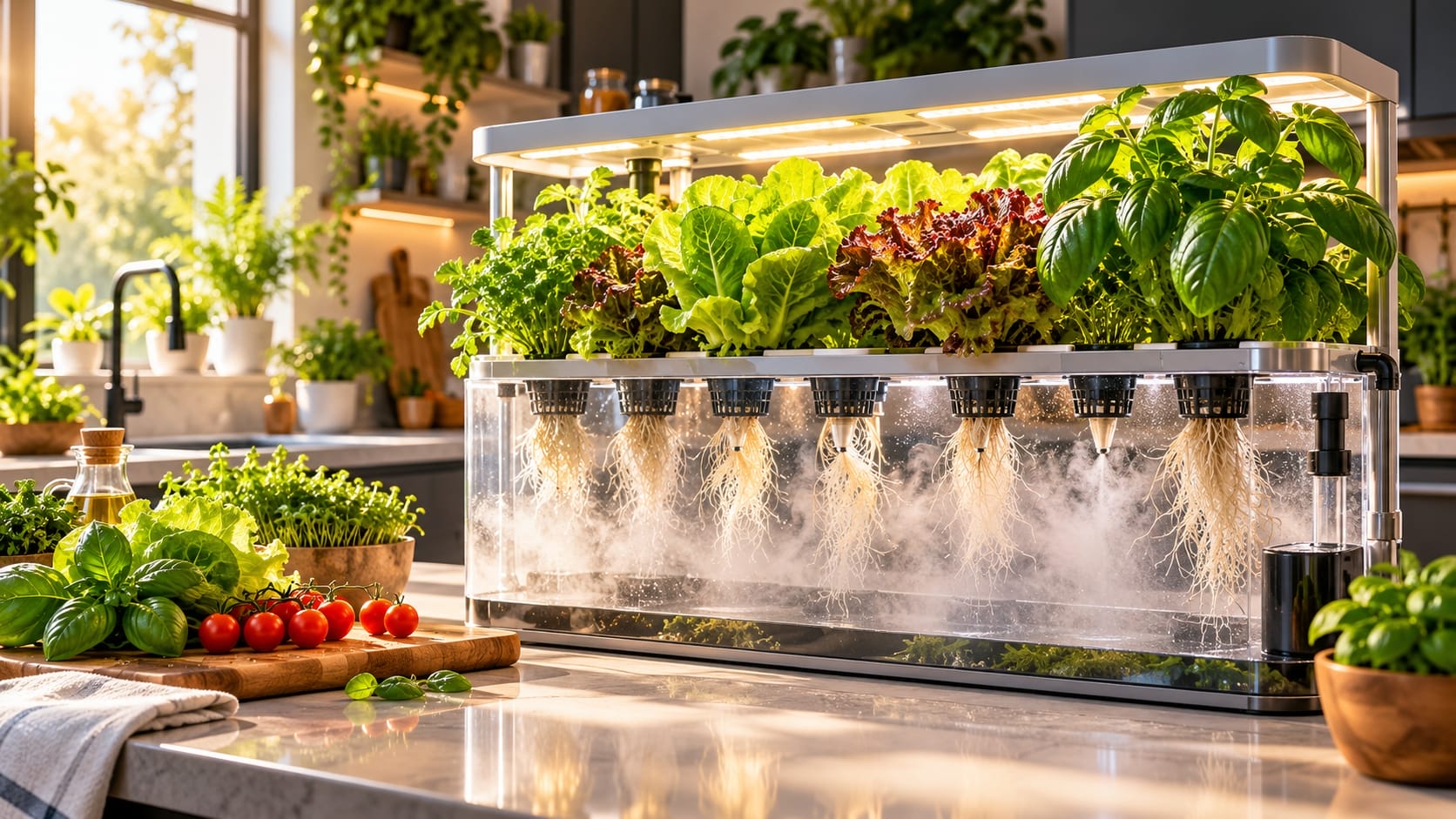 Fogponía en casa: cómo cultivar plantas con niebla