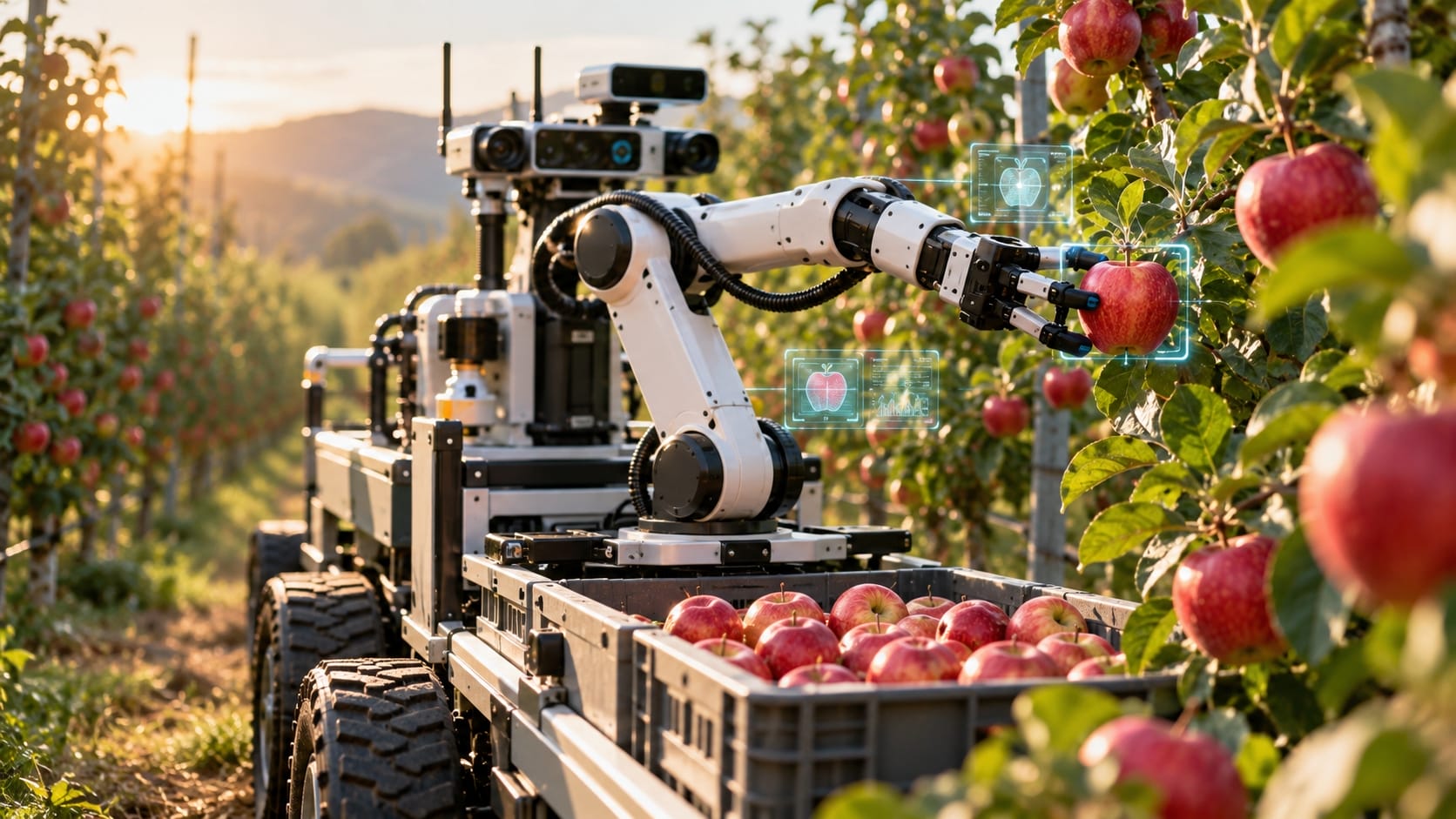 Cosecha autónoma: nuevos robots recolectores